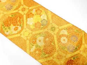 佐賀錦　花蜀江模様織り出し袋帯